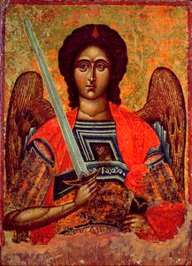 Melek Mikail İkonu, Yunan, 18. yüzyıl by Unbekannt Unbekannt